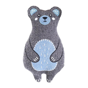 ZippyPaws ecoZippy Cotton Cuddler Bear Dog Toy