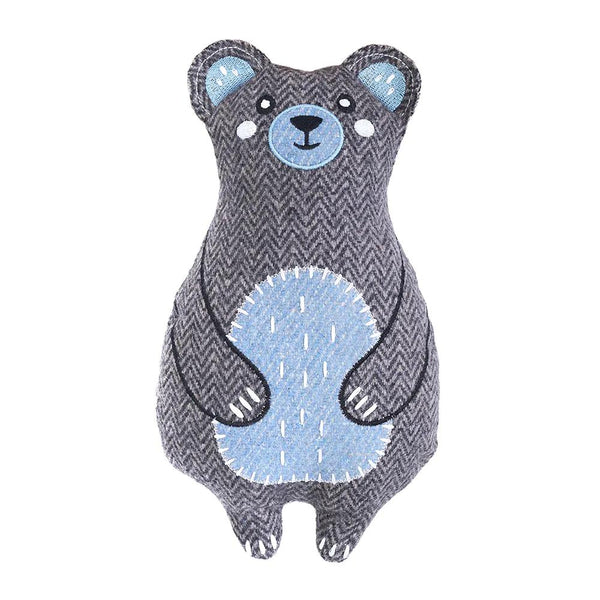 ZippyPaws ecoZippy Cotton Cuddler Bear Dog Toy