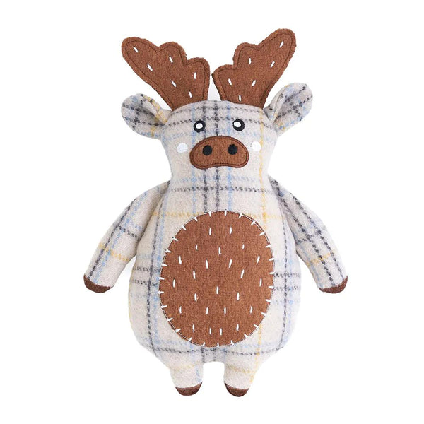 ZippyPaws ecoZippy Cotton Cuddler Moose Dog Toy