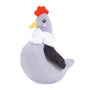 ZippyPaws ecoZippy Cotton Cuddler Chicken Dog Toy