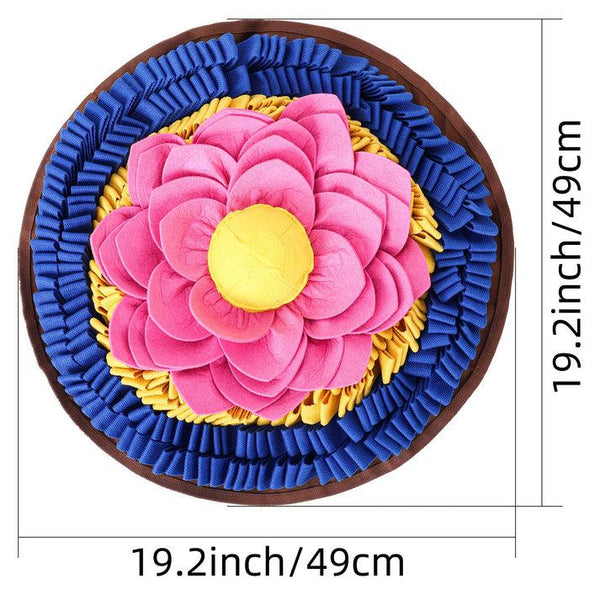 PawzNDogz Tapis à flairer Divine Lotus Anti-Morsure Niveau 3 pour chien