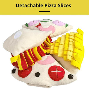 PawzNDogz Saucy & Cheesy Pizza Level 2 Snuffle Mat Dog Toy