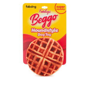 fabdog Foodies Jouet Waffle Beggo pour chien