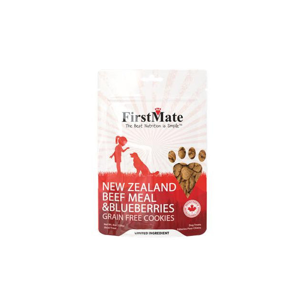 FirstMate Friandises au Bœuf de Nouvelle-Zélande et Myrtilles