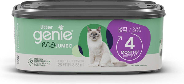 Litter Genie Recharge Jumbo Eco pour système d’élimination de litière pour chats