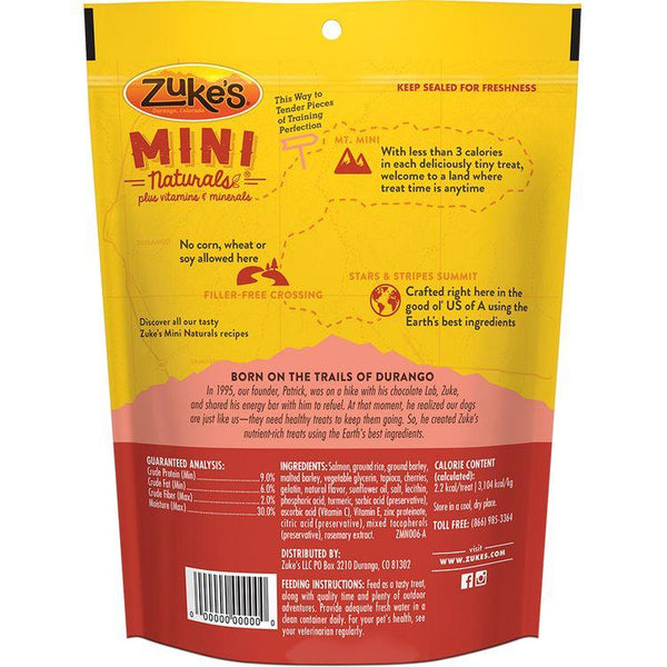 Zuke's Mini Naturals Friandises pour chiens recette au saumon