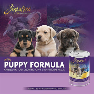 Zignature Puppy Multi-Protein Formula Wet Dog Food Can