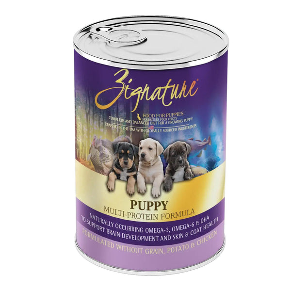 Zignature Formule Chiot Multi-Protéines Pâtée pour chiens en boîte