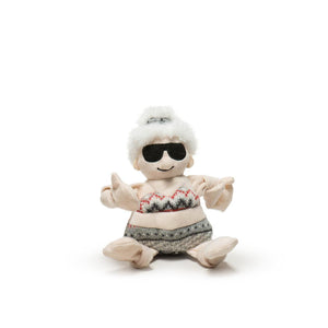 HuggleHounds Beach Babe Mrs. C Knottie Dog Toy