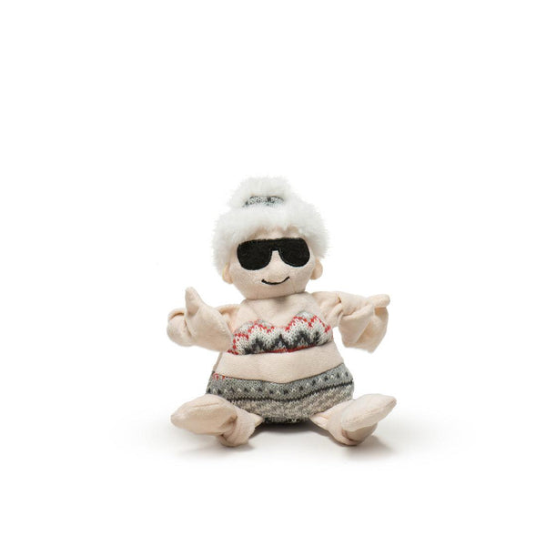 HuggleHounds Beach Babe Mrs. C Knottie Dog Toy