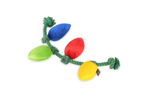 P.L.A.Y. Home for the Holidays Twinkly Tugger Dog Toy