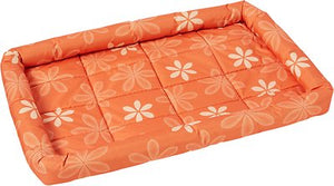 MidWest Paradise Teflon Fabric Protector Pet Bed, Orange Floral