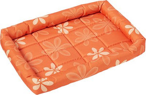 MidWest Paradise Teflon Fabric Protector Pet Bed, Orange Floral