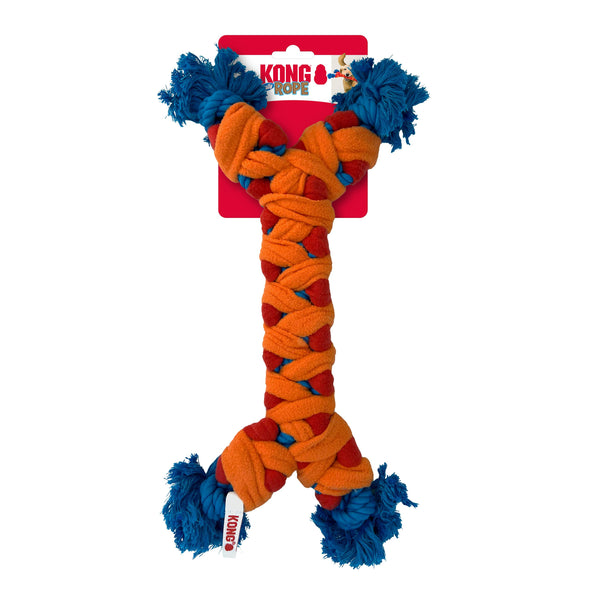 KONG Rope Rally Bone Dog Toy