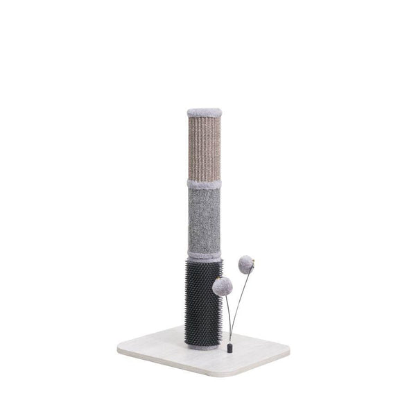 PetPals Urbane Griffoir pour chat, Gris/Beige/Noir