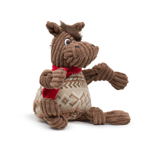 HuggleHounds Cinnamon Horse Knottie Jouet pour chien