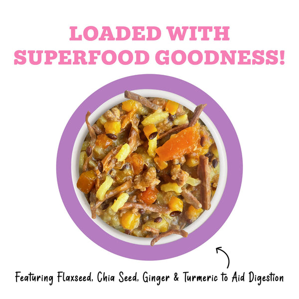 Weruva Awesome Belly Beef & Rice Wet Dog Food Can