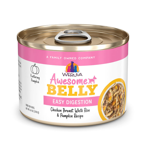 Weruva Awesome Belly Chicken & Rice Wet Dog Food Can