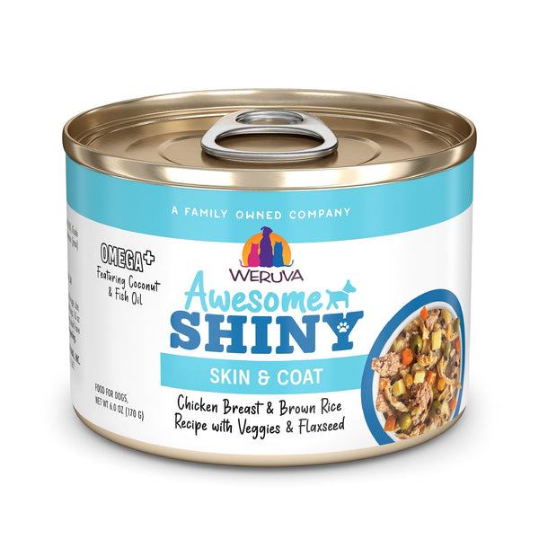 Weruva Awesome Shiny Poulet & Légumes Nourriture humide pour chiens en boîte