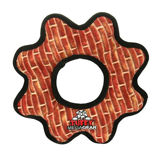 Tuffy Mega Gear Anneau Jouet pour Chien, Brique
