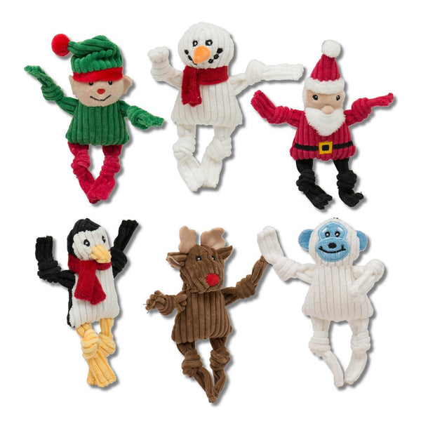 HuggleHounds Santa's Workshop Wee Huggles Dog Toy