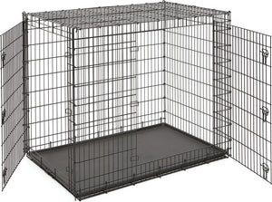MidWest Solutions Série Cage pour chiens à double porte robuste très grande taille, très grande taille, 54-in