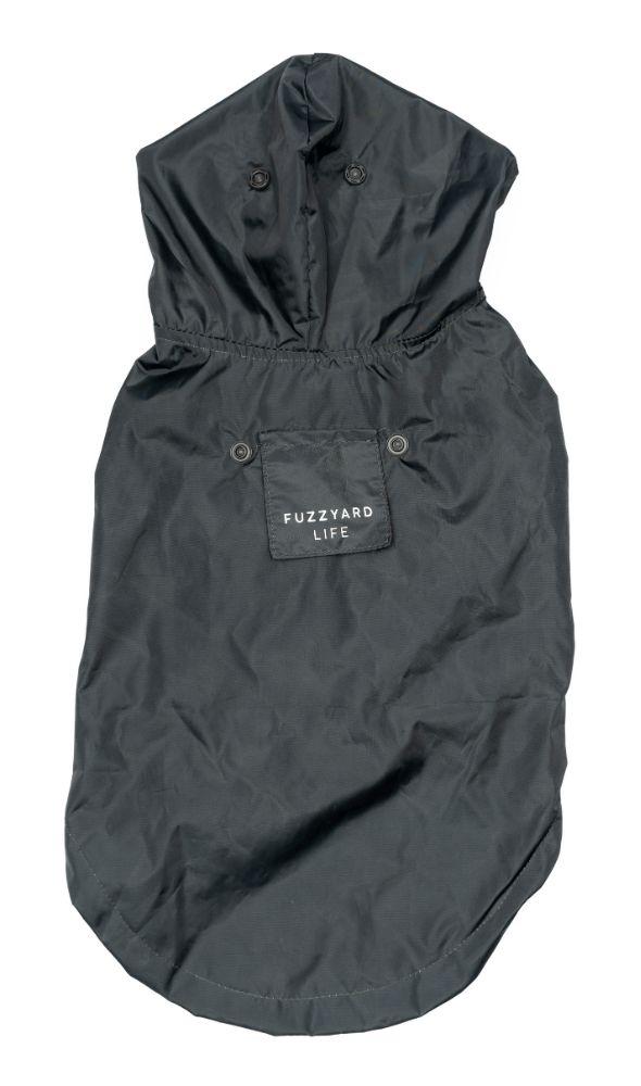 FuzzYard Manteau de pluie pour chien Life, Gris ardoise