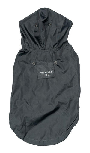 FuzzYard Life Dog Raincoat, Slate Grey