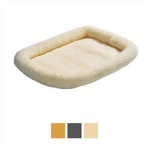 MidWest Quiet Time Tapis en polaire pour lit et caisse d'animal, Naturel