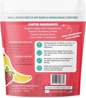 Petipet Friandises Banane + Fraises pour chiens