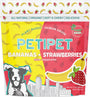 Petipet Banana + Strawberries Dog Treats