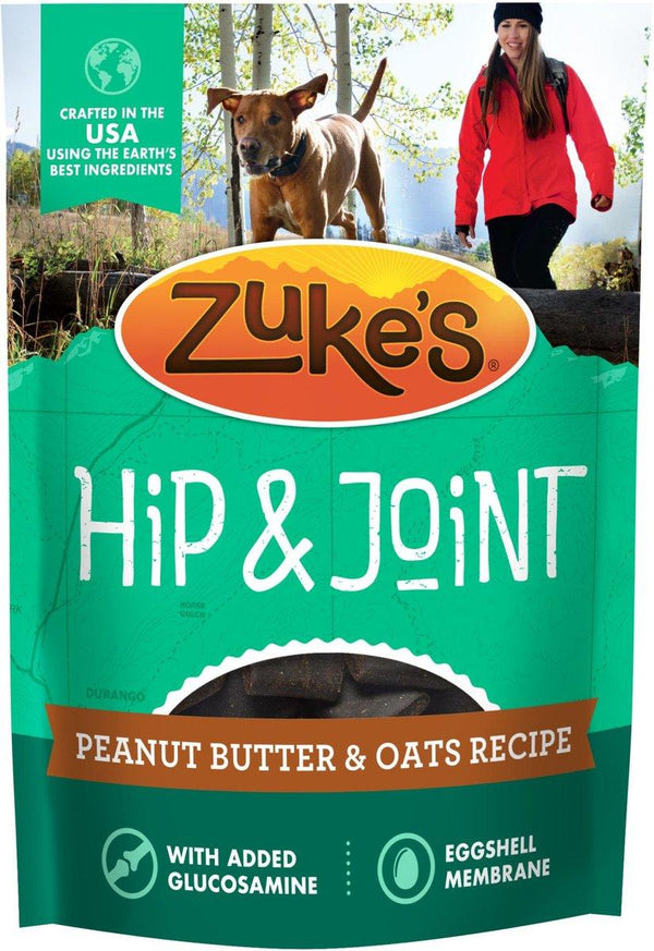 Zuke's Friandises pour chiens Hip & Joint Recette beurre de cacahuète et avoine