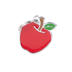 MyFamily Food Apple Pet ID Tag, Medium
