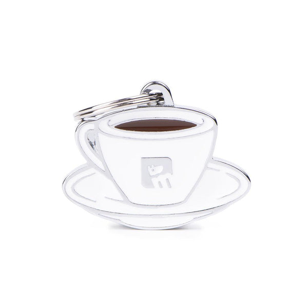 MyFamily Food Espresso Pet ID Tag, Medium