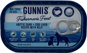 Gunni's Fisherman's Feast Artic Char & Cod Liver with Kelp Dog Food Topper