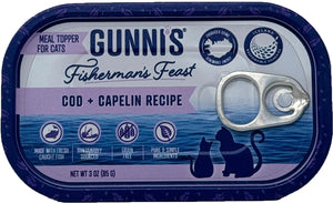 Gunni's Fisherman's Feast Cod & Capelin Cat Food Topper