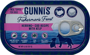Gunni's Fisherman's Feast Herring & Cod with Kelp Dog Food Topper