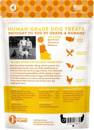 Spot Farms Basics Bouchées savoureuses au poulet élevé en plein air Friandises pour chiens