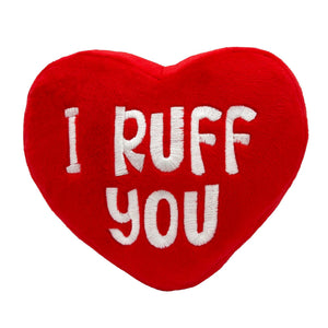 Huxley & Kent I Ruff You Heart Dog Toy