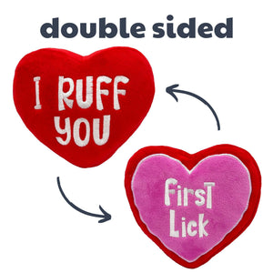 Huxley & Kent I Ruff You Heart Dog Toy