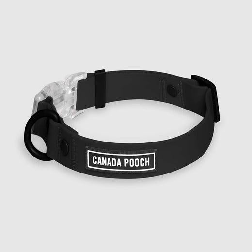 Canada Pooch Collier imperméable pour chien, noir