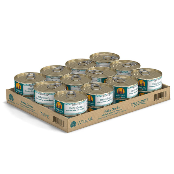 Weruva Classic Dog Funky Chunky Chicken Soup with Pumpkin Wet Dog Food Can