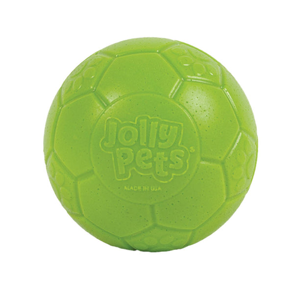 Jolly Pets Jouet balle de football mini pour chien, pomme verte