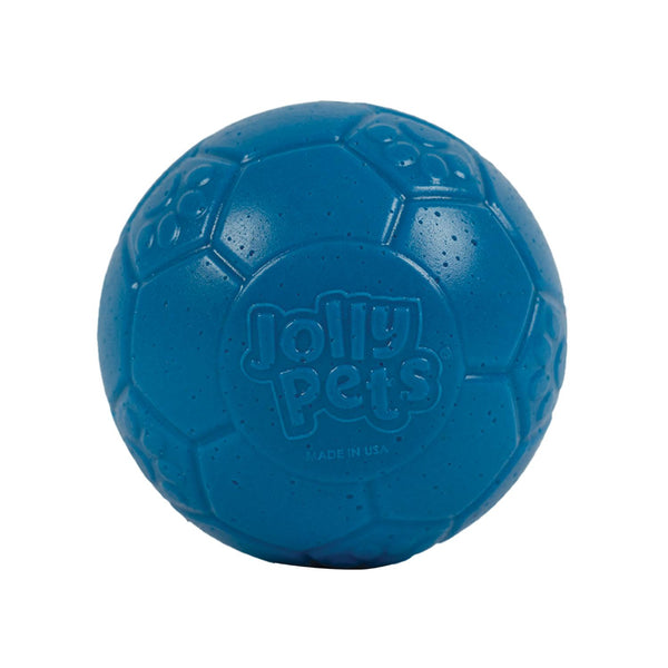 Jolly Pets Jouet balle de football mini pour chien, bleu océan