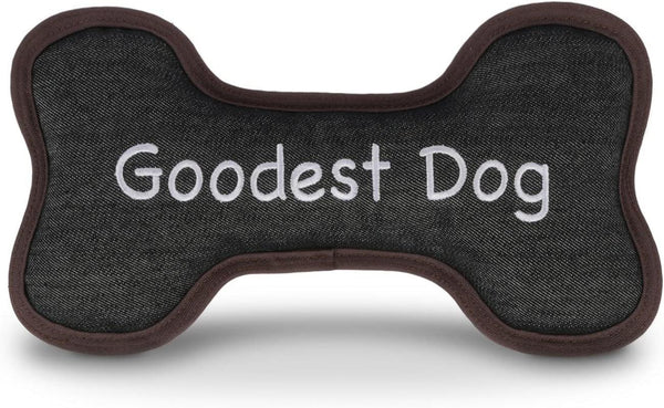 P.L.A.Y. Eco Bone Urban Denim Dog Toy