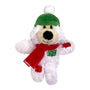 KONG Holiday Softies Bear Cat Toy, Assorted
