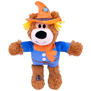 KONG Halloween Wild Knots Scarecrow Bear Dog Toy