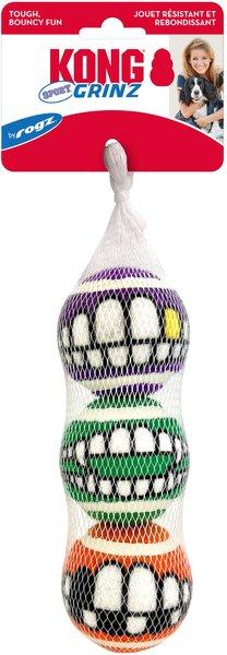 KONG Halloween Grinz Ball Dog Toy, Medium