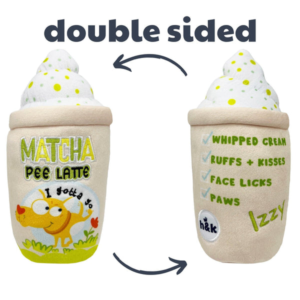 Huxley & Kent Power Plush Jouet Chien Matcha Pee Latte