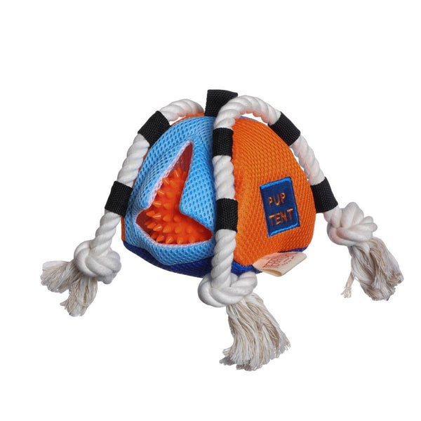 Original Territory Pup Tent Jouet 2-en-1 pour chiens